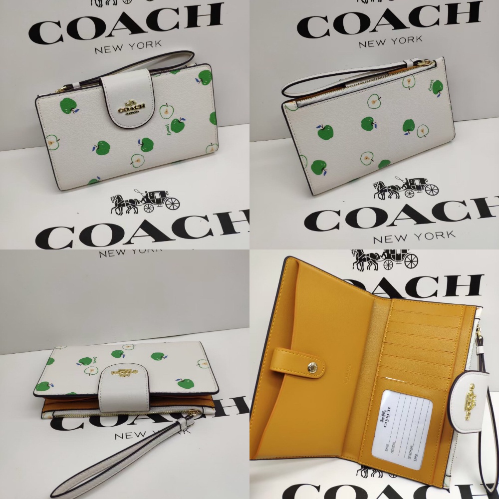 Women Handbag C2874 C4607 C2873 C3722 C3371 C2869 C8729 C8676 CC869 C4182 Tech Phone Wallet Women Long Fold Zip Purse Wristlet