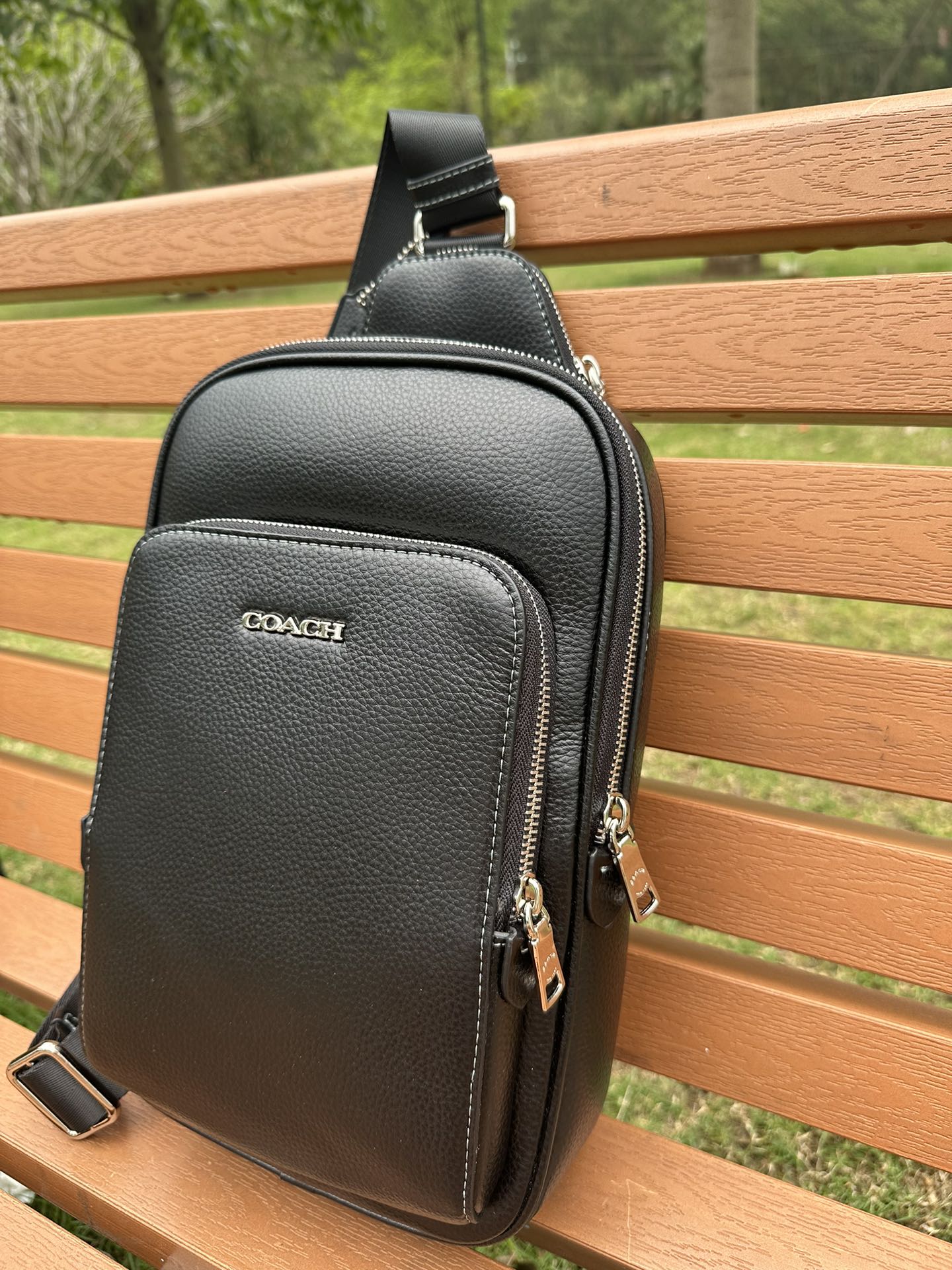 men handbag CO910 CO911 CQ669 Ethan Pack Signature Canvas backpack Chest bag