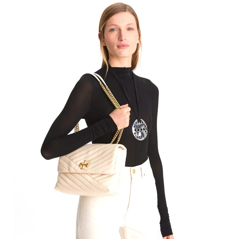 Women handbag 90452 90466 Kira Chevron Convertible Shoulder Bag