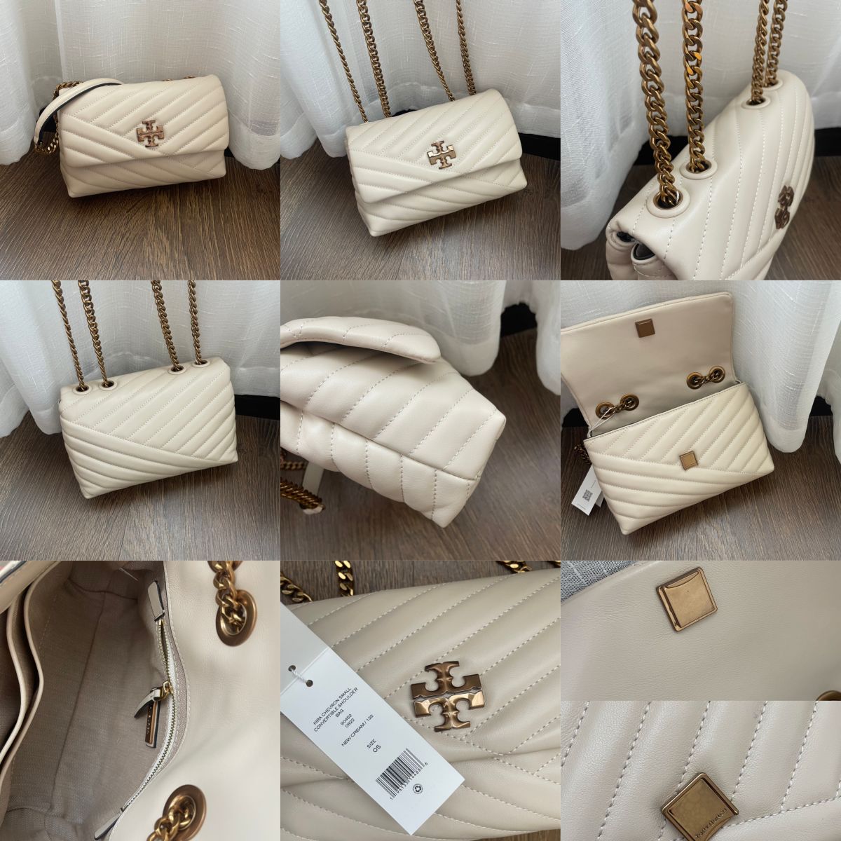 Women handbag 90452 90466 Kira Chevron Convertible Shoulder Bag