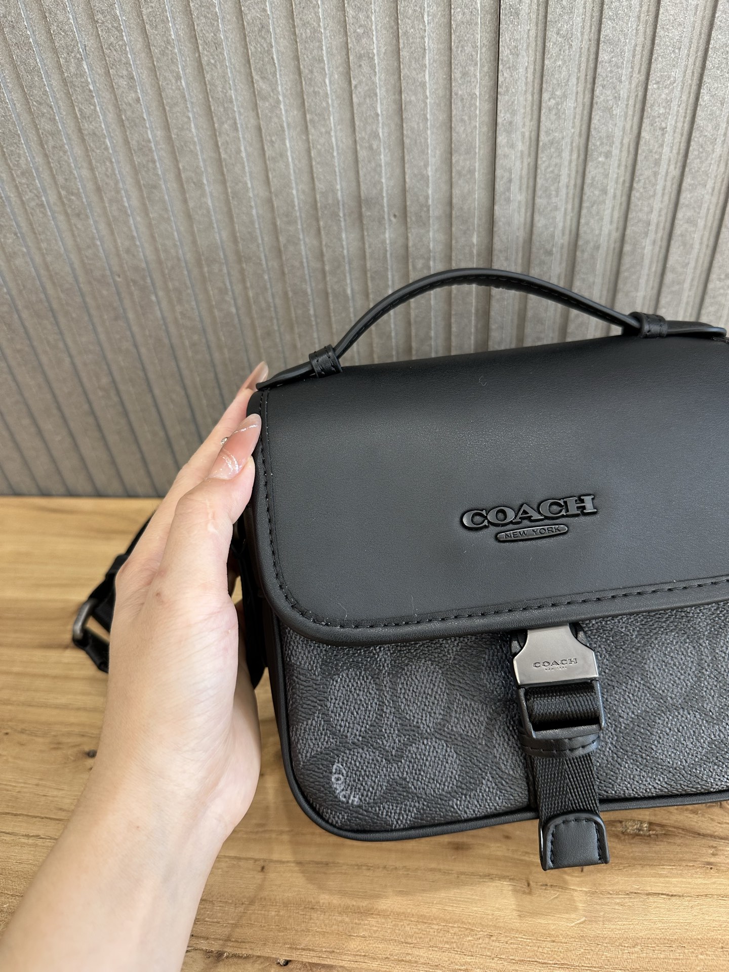 COACH Racer Crossbody Bag In Signature Canvas CBG13 CBG12