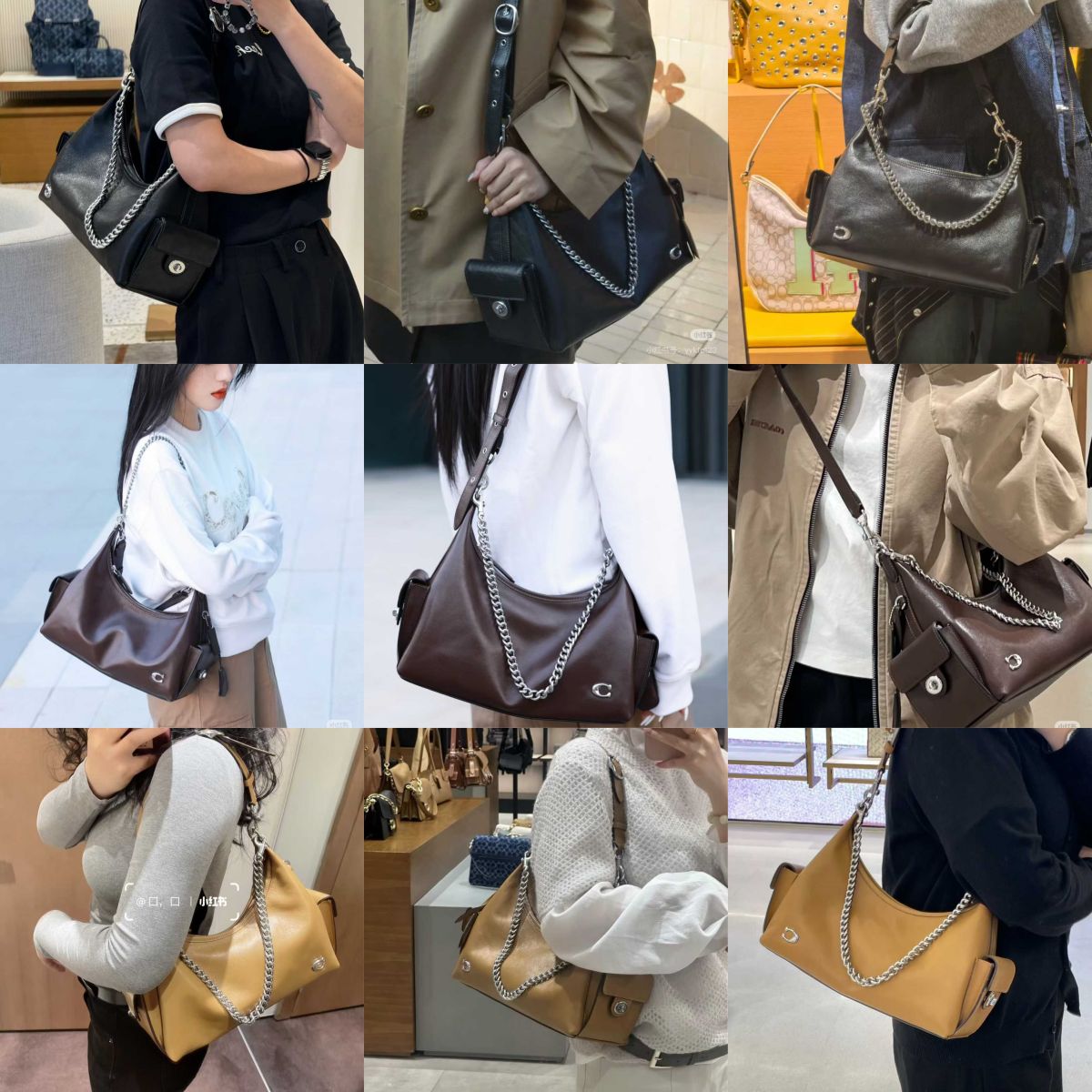 Women Handbag CAM20 Pocket Juliet 30 Shoulder Sling Bag