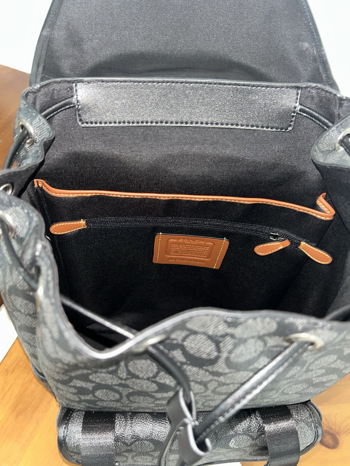 Men Handbag CU201  CU072 LEAGUE FLAP BACKPACK IN SIGNATURE CANVAS