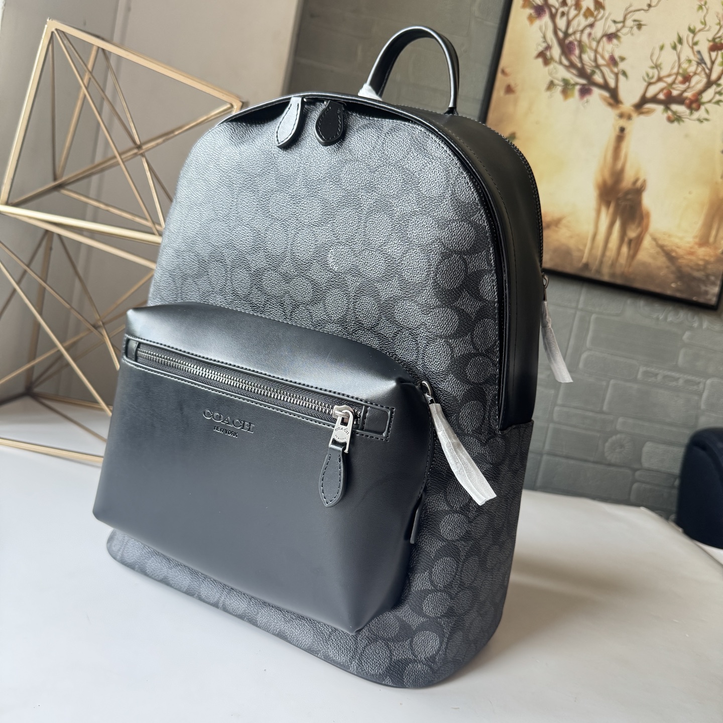 Men Handbag CV925 West Backpack In Signature Canvas