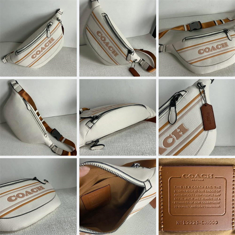 CB912 CC123 CG994 CE541 CH000 CE618 Warren Belt Bag With Varsity Motif Women Men Crossbody Chest Waist Pouch