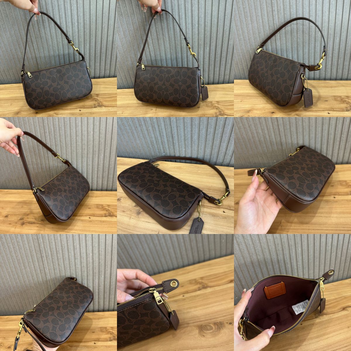 Women Handbag CCC41 CCC42 Plaza 21 Bag In Signature Canvas shoulder bag Wristlet