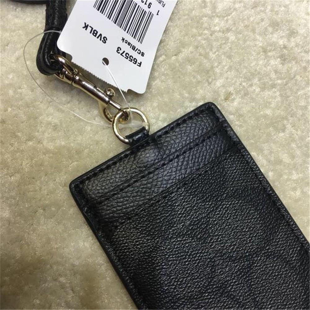 Tinyhead ID Card Lanyard Holder Lanyard Leather Cow