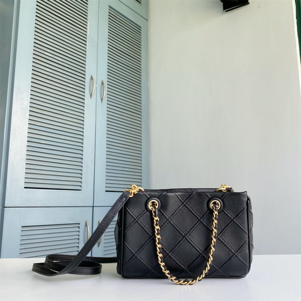 Womne Handbag 152334 Mini Fleming Soft Chain Tote Crossbody Sling Bag