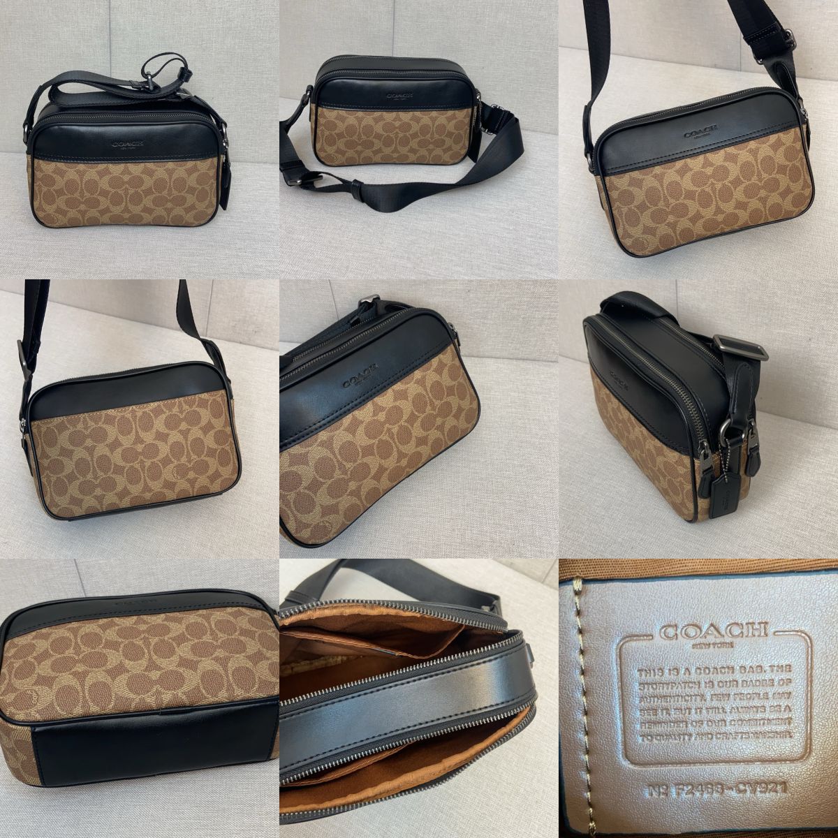 Men Hnadbag CCG30 C5810 CB136 CX140 CV921 CAJ64 CX138 CAX46 CY828 Graham Crossbody Men Women Sling Camera Bag