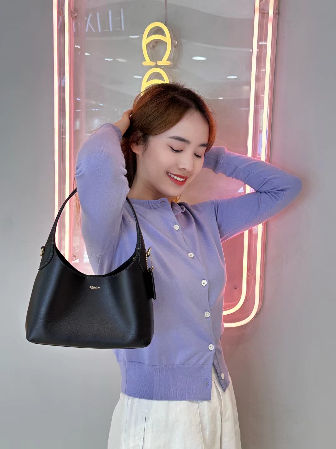 CW614 Brooklyn 23 Shoulder Bag Women Crossbody Sling Shoulder Handbag