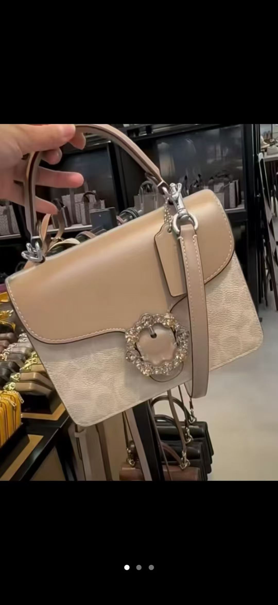 Women handbag CCE22 Courtney Top Handle Bag In Signature Canvas satchel