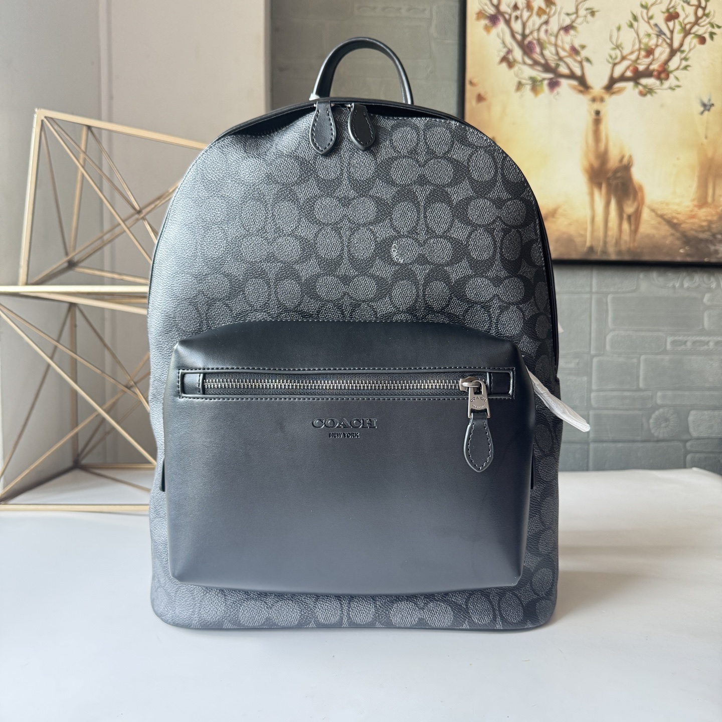 Men Handbag CV925 West Backpack In Signature Canvas