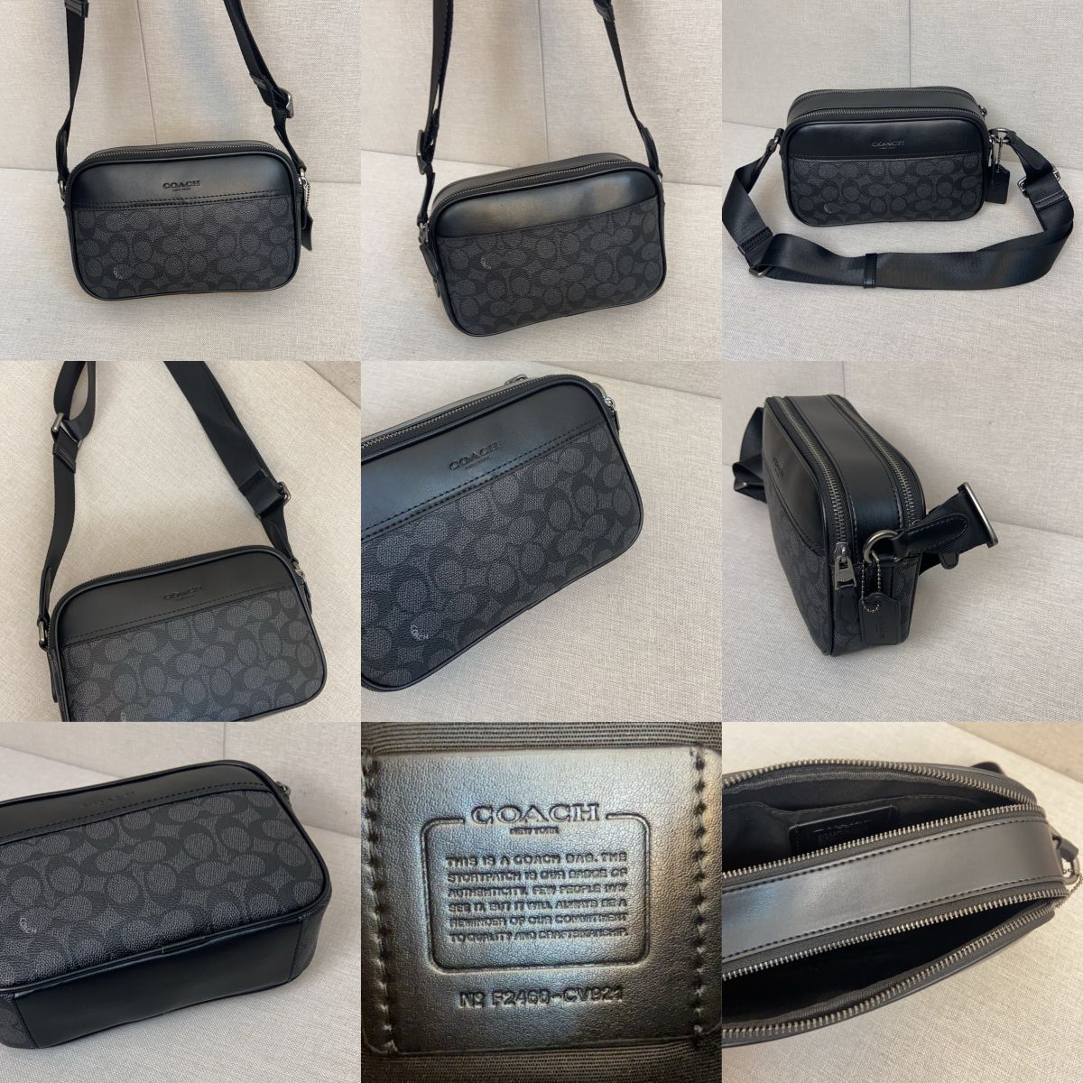 Men Hnadbag CCG30 C5810 CB136 CX140 CV921 CAJ64 CX138 CAX46 CY828 Graham Crossbody Men Women Sling Camera Bag