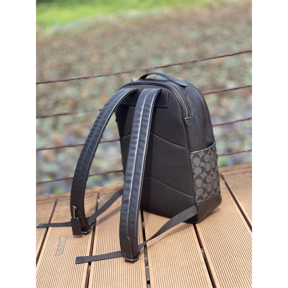 C2935 C3230 Graham Backpack In Signature Canvas Men Laptop Bag