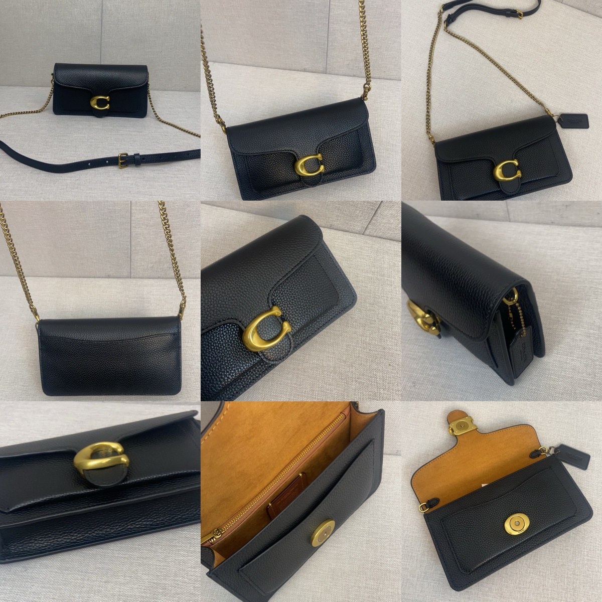 Women Handbag CW554 CE772 Tabby Patent Leather Crossbody Sling Chain Bag Wallet Clutch