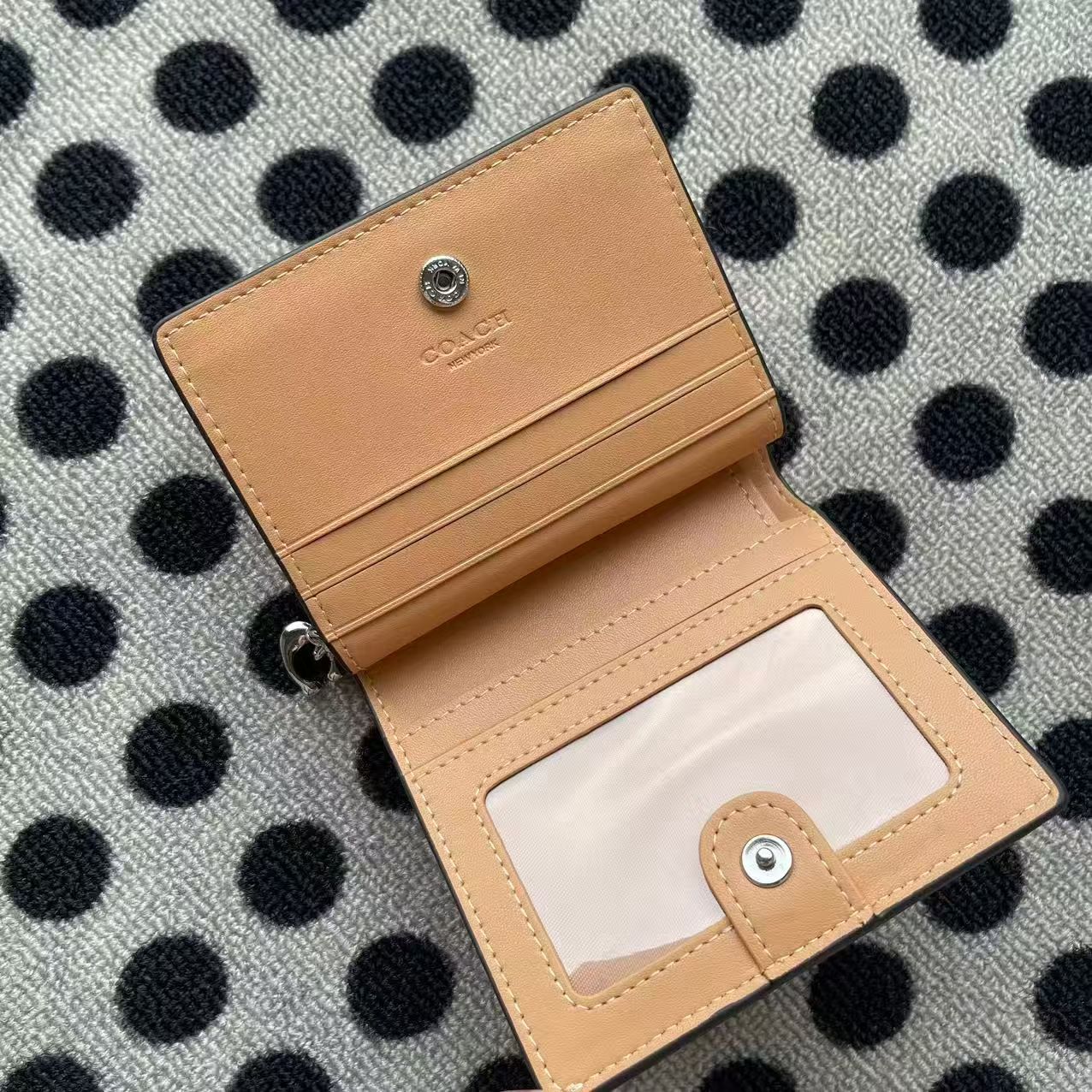 Women Handbag CW789 Snap Wallet In Signature Canvas