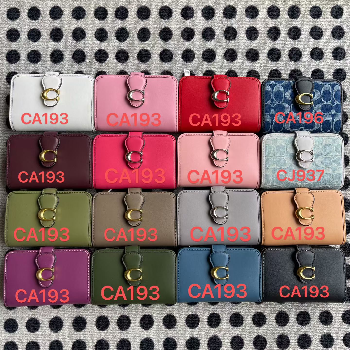 Women Wallet  Counter Tabby  CA193 CA196 CA937 Multi-slot Wallet
