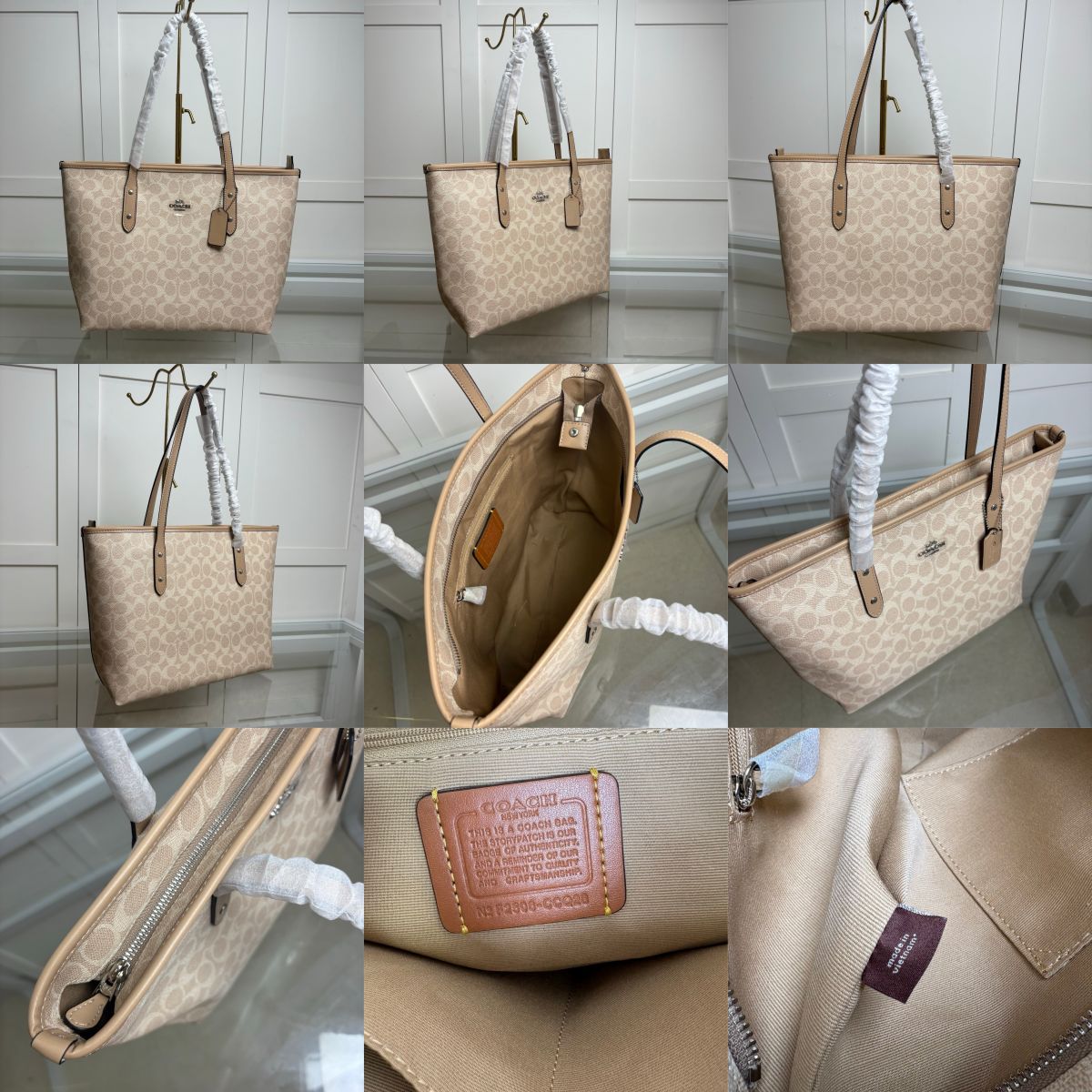 Women handbag CCQ28 City Tote In Signature Shoulder bag