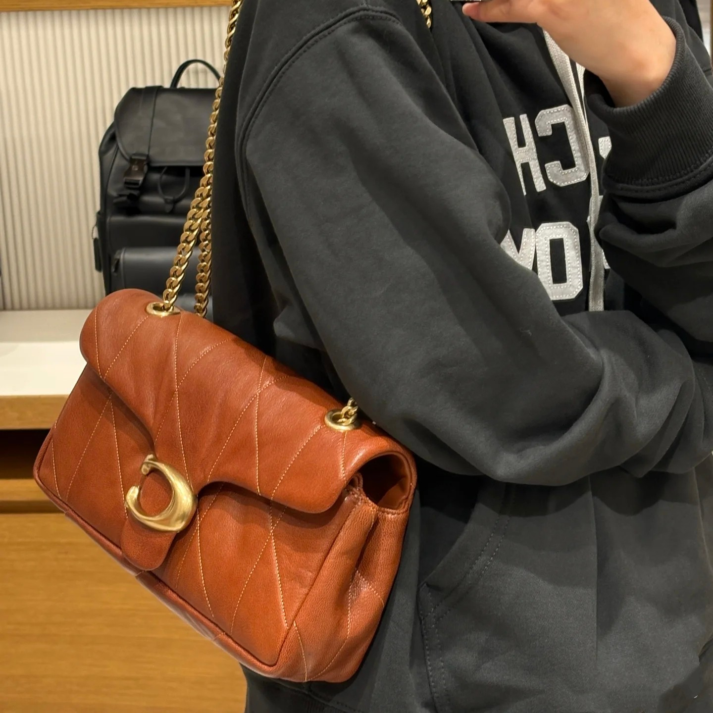 Women Handbag CCW83 Tabby 26 With Quilting Sling Chain Shoulder Bag