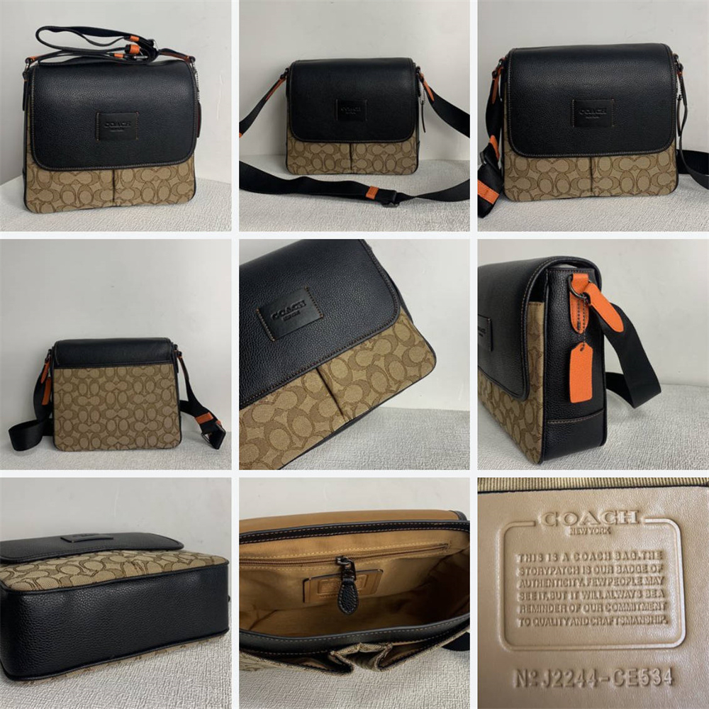 Coach CE534 Sprint Map Bag 25 Women Men Crossbody Sling Messenger