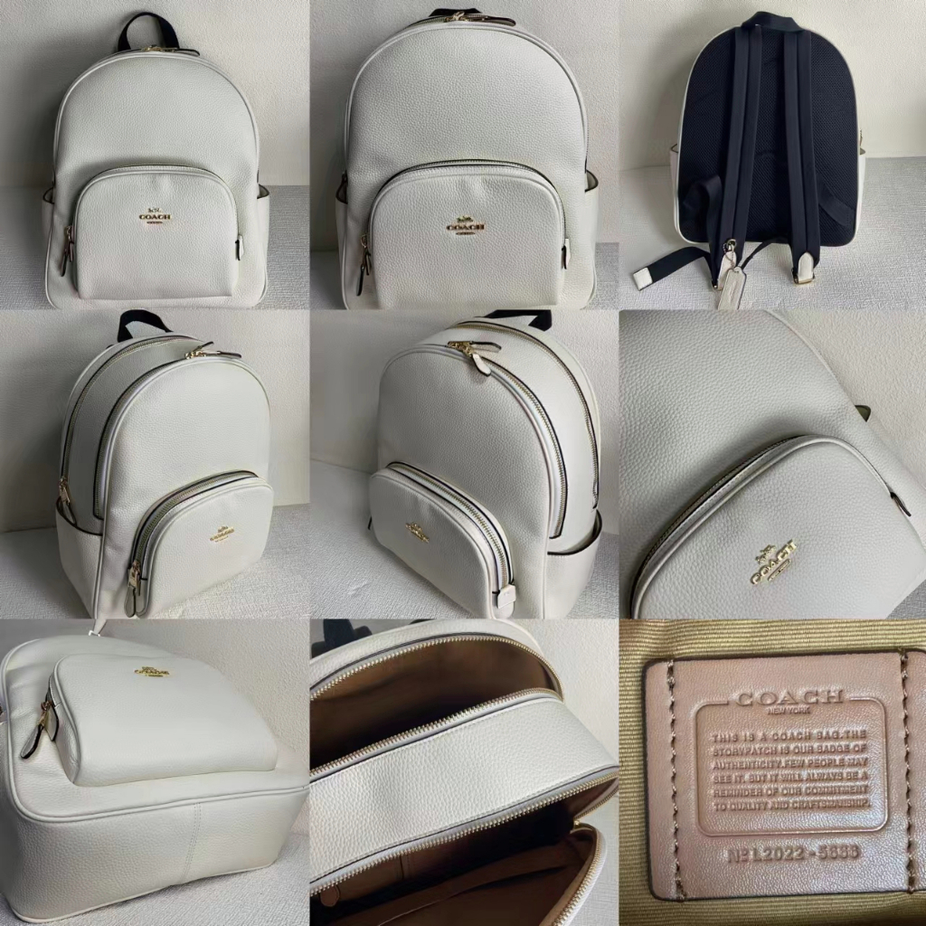 C5666 5666 Coach women Court Series Ole Medium Ladies Full Leather Backpack bag