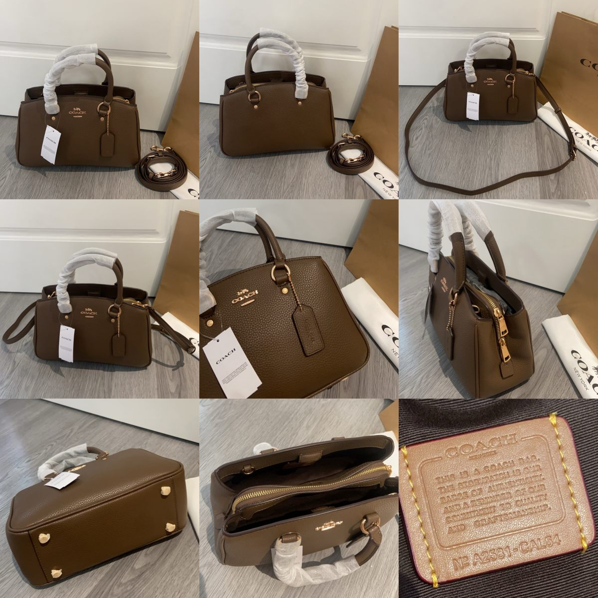 Women Handbag CAL54 Savannah Small Carryall Satchel Sling Bag