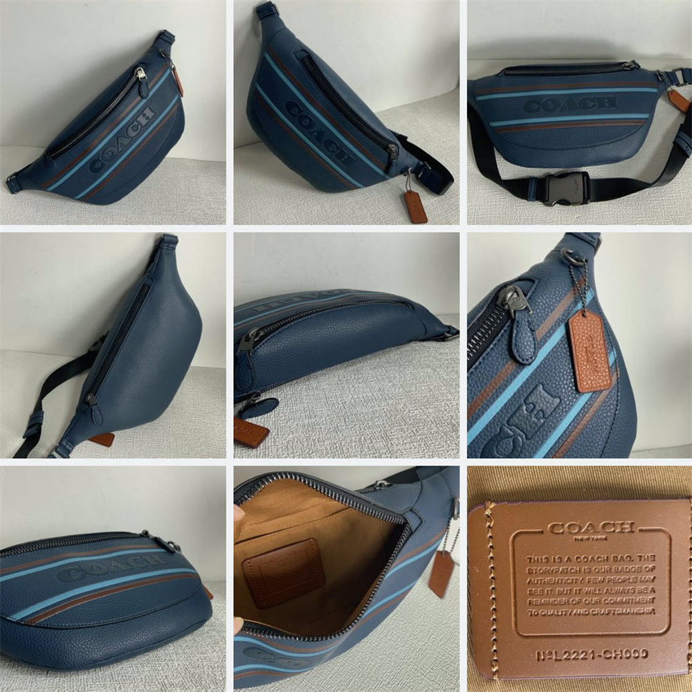 CB912 CC123 CG994 CE541 CH000 CE618 Warren Belt Bag With Varsity Motif Women Men Crossbody Chest Waist Pouch