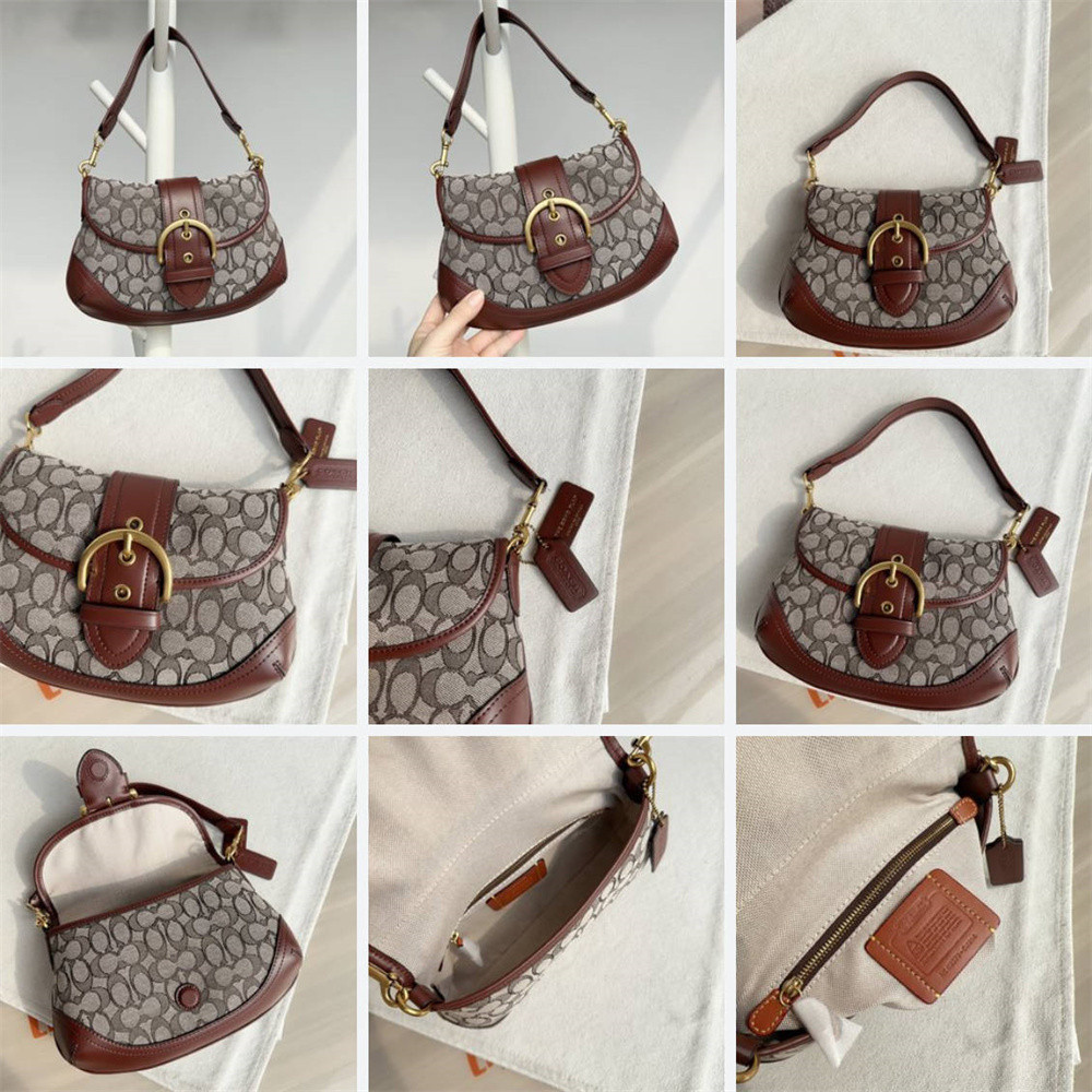 CJ814 CR699 CR737 Soho Shoulder Bag Jacquard Women Top Handle Handbag