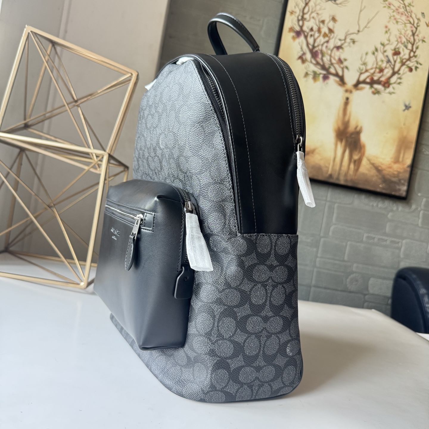 Men Handbag CV925 West Backpack In Signature Canvas
