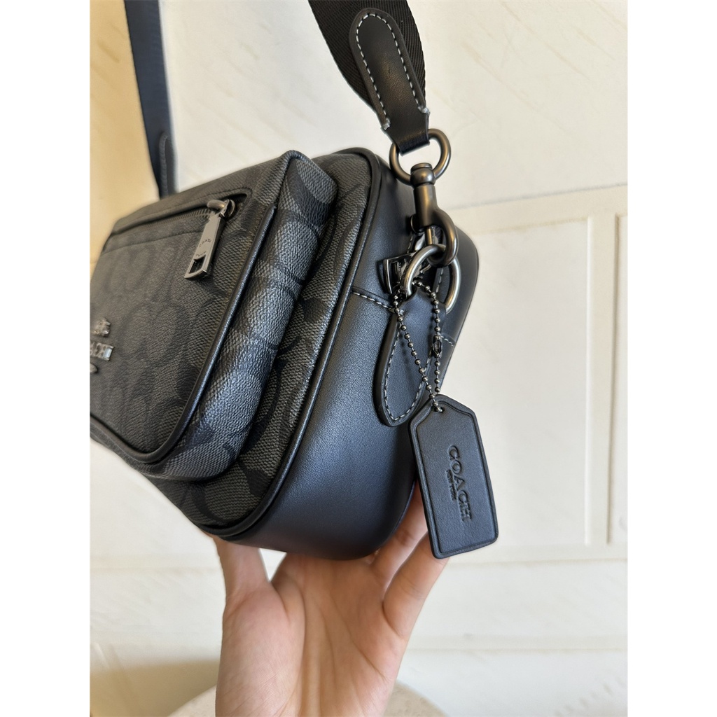 Coach CJ510 CJ509 Elias Crossbody Women Men Sling Messenger Camera Bag