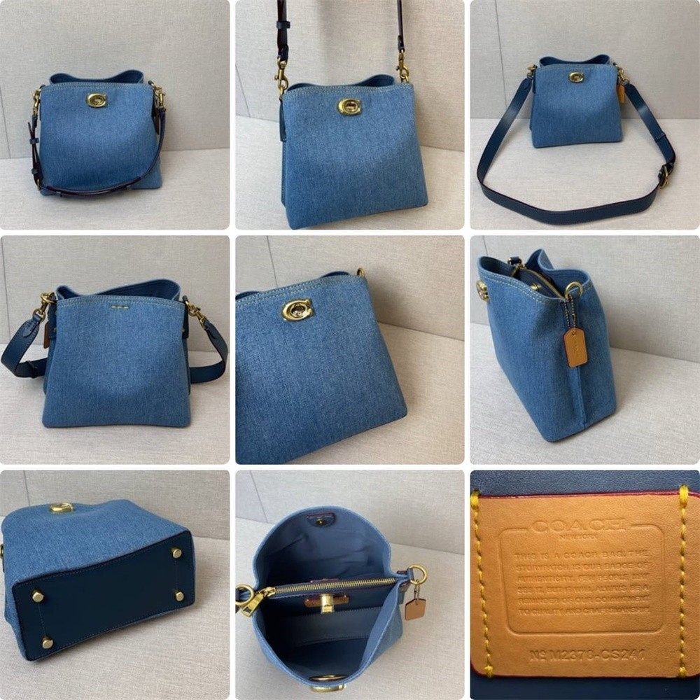 C3890 C3766 C3916 C6868 C8389 CS241 Small Willow Bucket Women Shoulder Crossbody Sling Bag