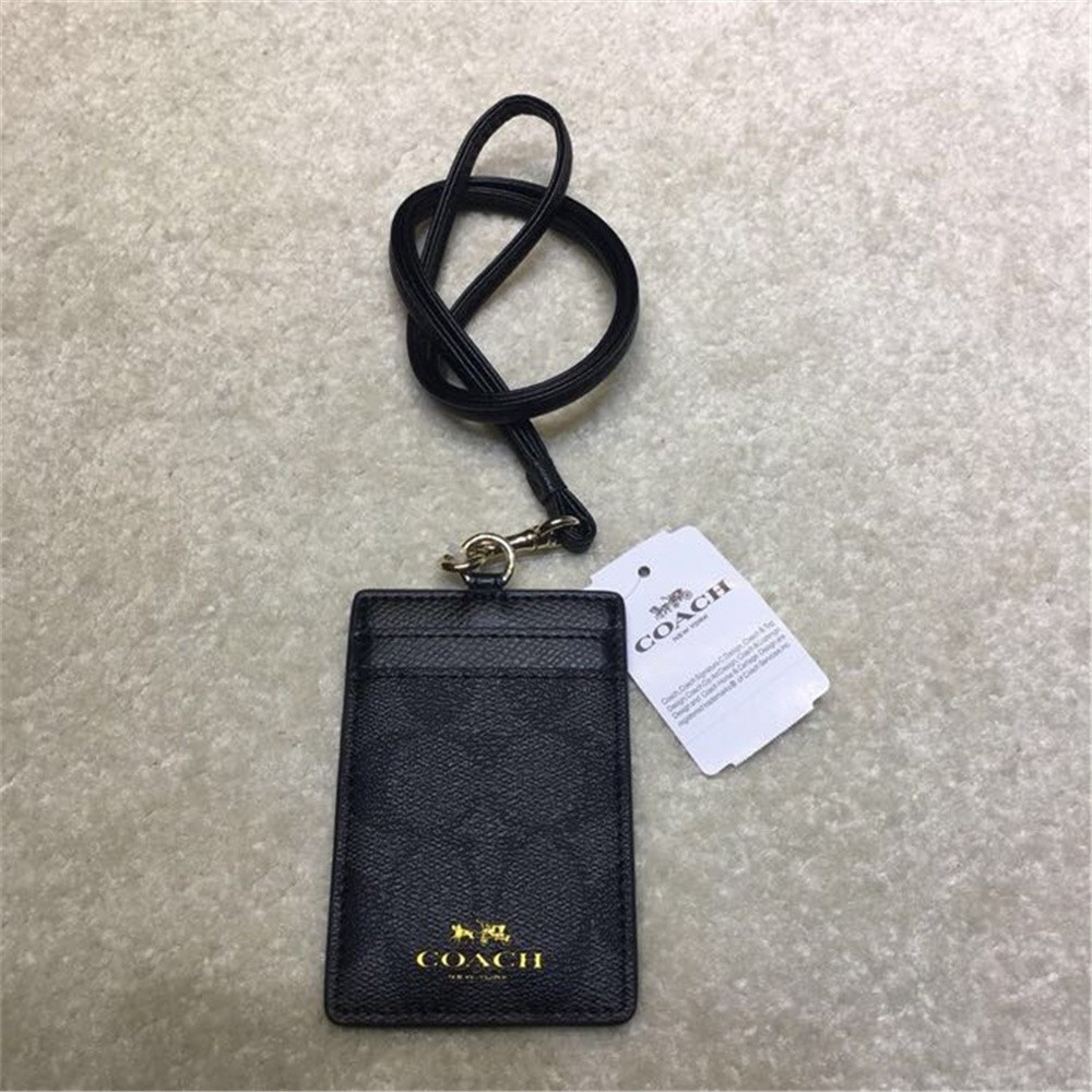 Tinyhead ID Card Lanyard Holder Lanyard Leather Cow