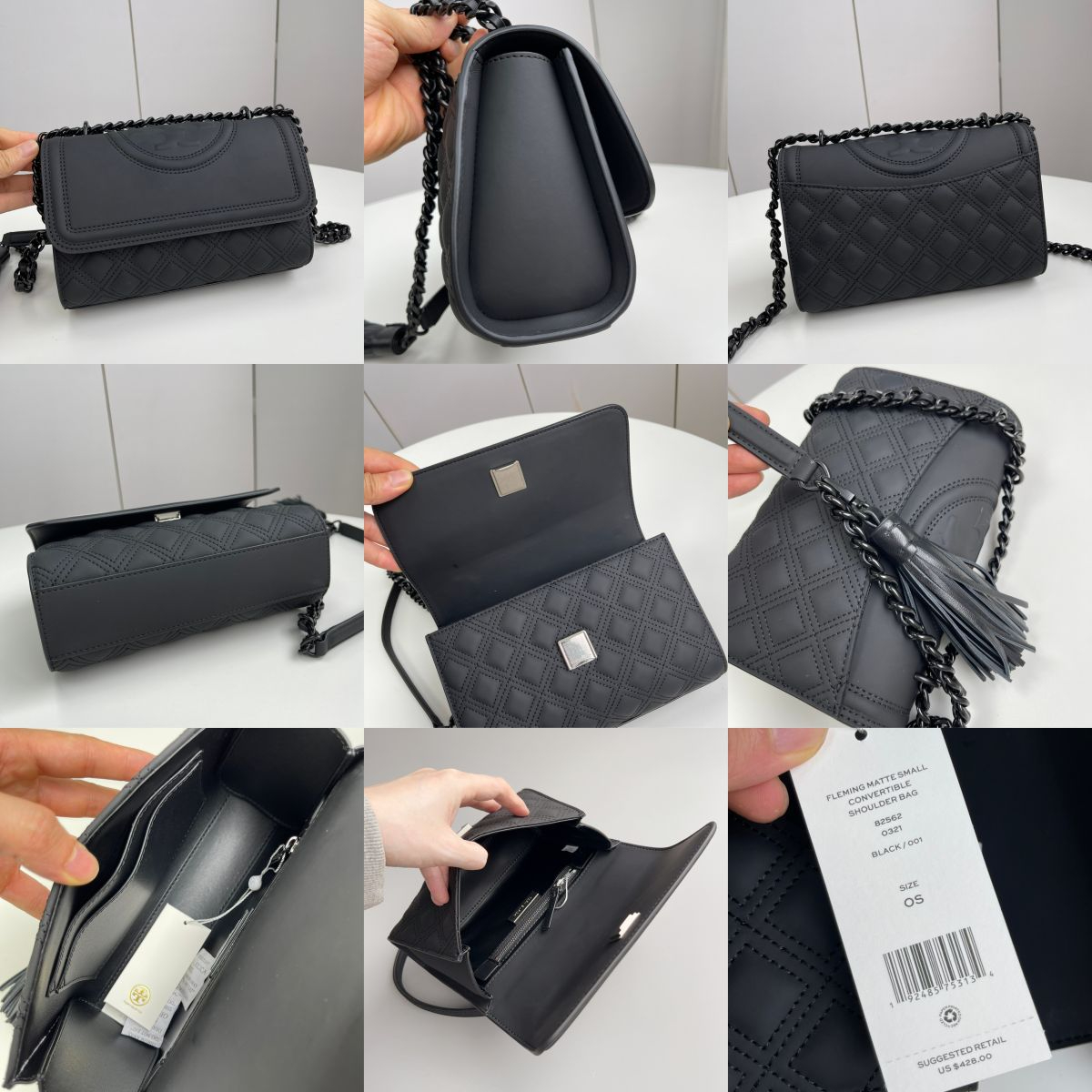 women handbag 162041 158434 76997 82559 162042 158435 75576 82562 Fleming Convertible Crossbody Sling Chain Shoulder Bag