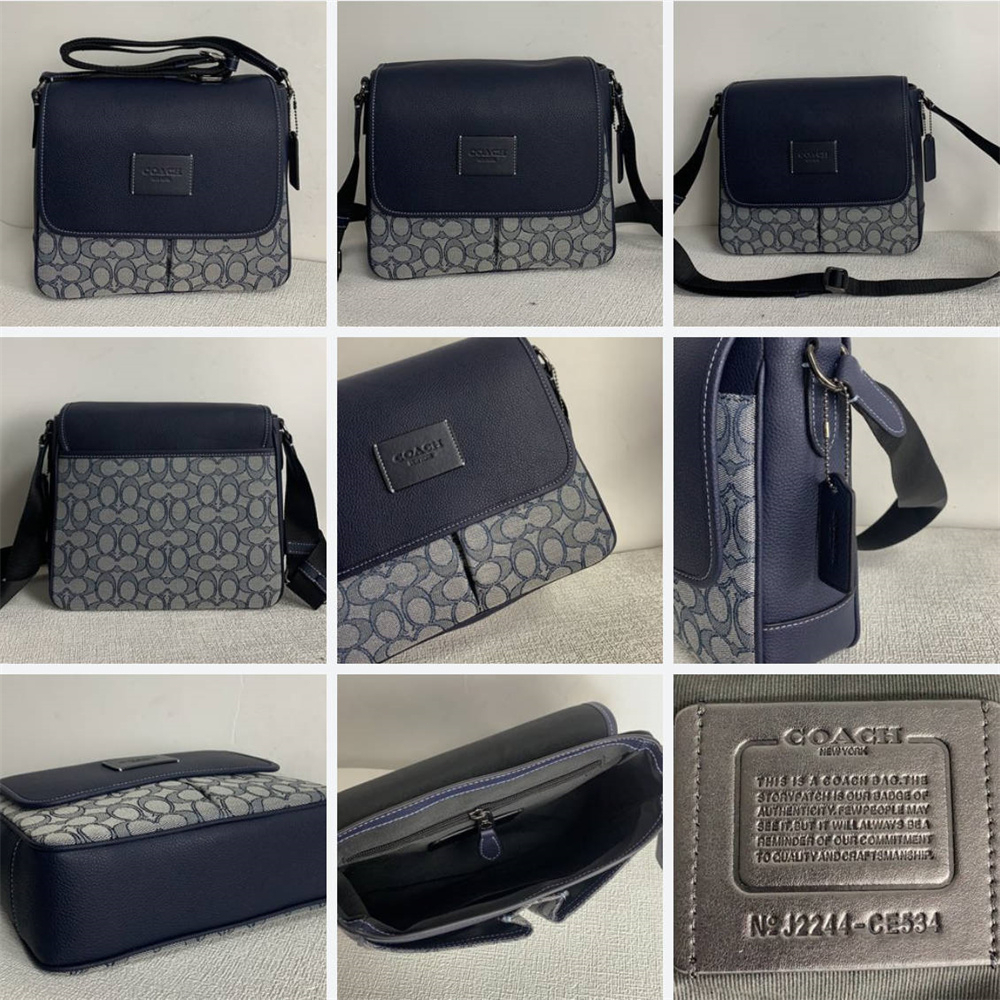 Coach CE534 Sprint Map Bag 25 Women Men Crossbody Sling Messenger