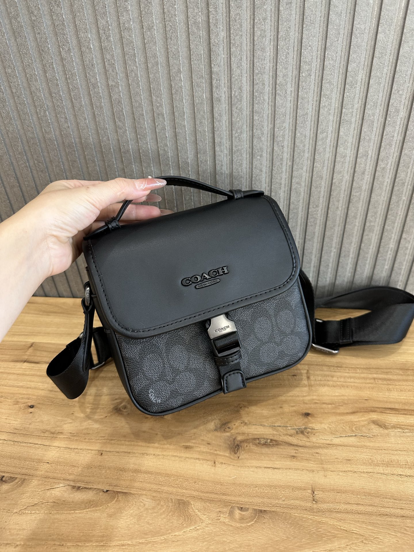 COACH Racer Crossbody Bag In Signature Canvas CBG13 CBG12