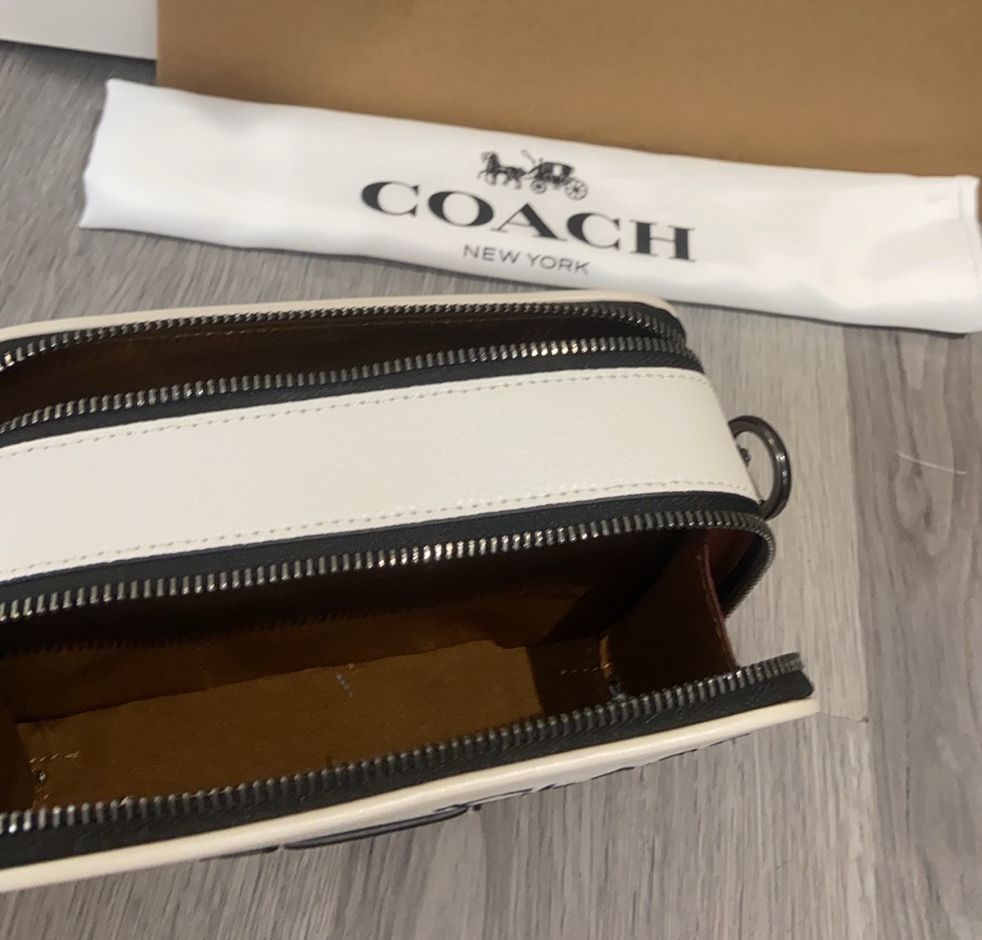 Men Handbag CAJ36 Wyatt Crossbody Bag With Sketch Print Shoulder Sling Camera Bag