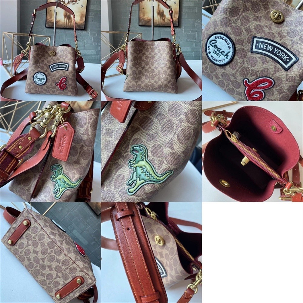 C3890 C3766 C3916 C6868 C8389 CS241 Small Willow Bucket Women Shoulder Crossbody Sling Bag