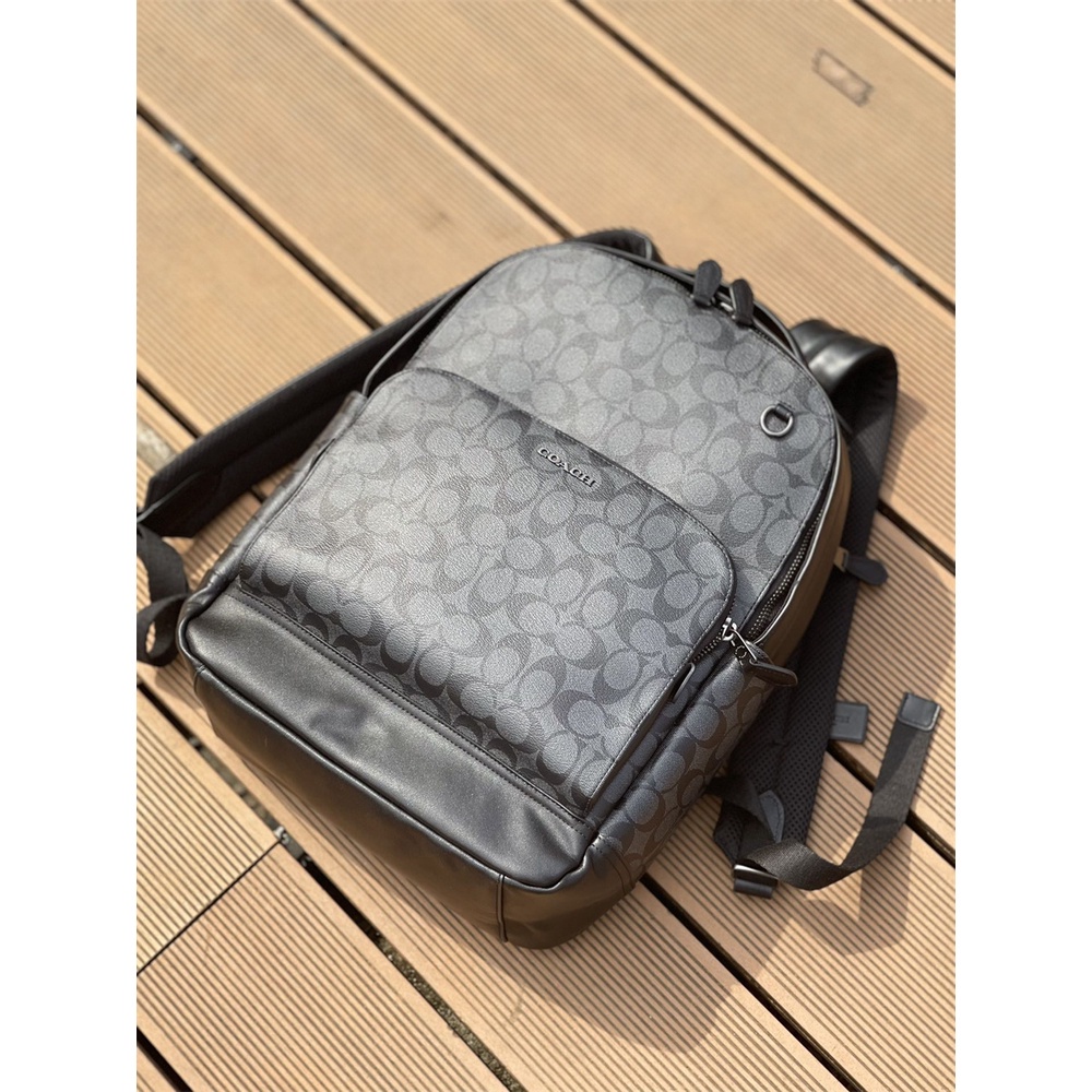 C2935 C3230 Graham Backpack In Signature Canvas Men Laptop Bag