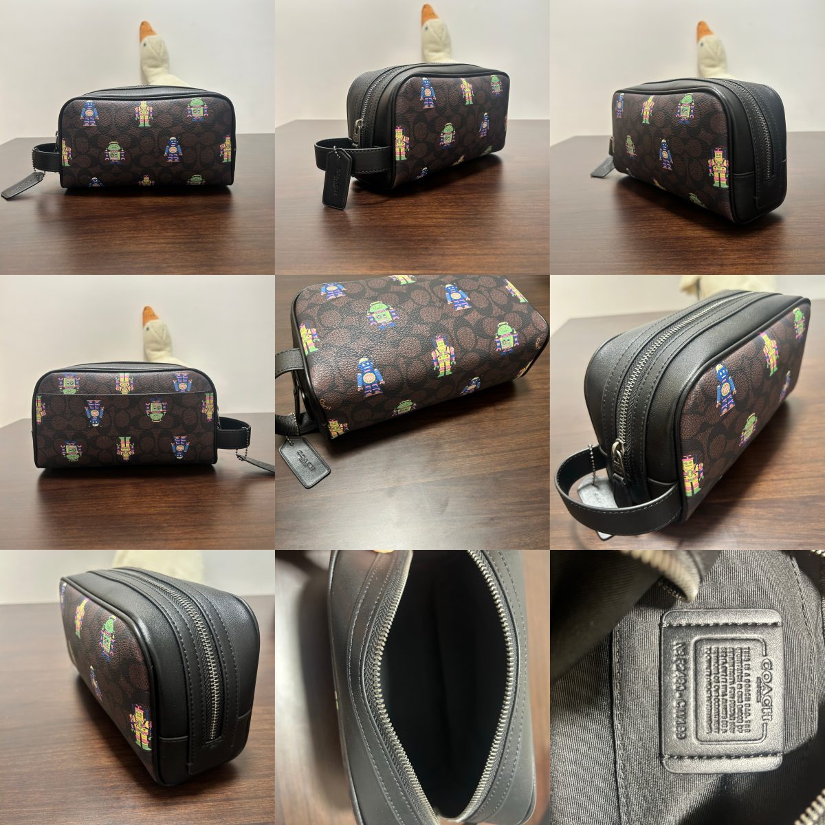 2522 CAR15 CX879 CP202 CC063 CM034 CCY904 CW199 CCF36 Carryall Pouch Women Men Clutch Wristlet Handbag