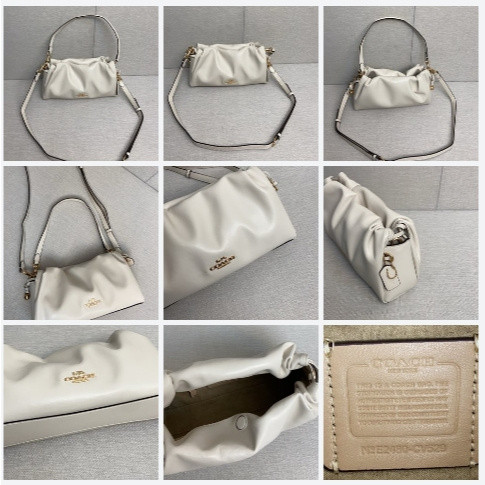 CT763 CV529 Faye Drawstring Shoulder Ruching Women Handbag Crossbody Sling Bag