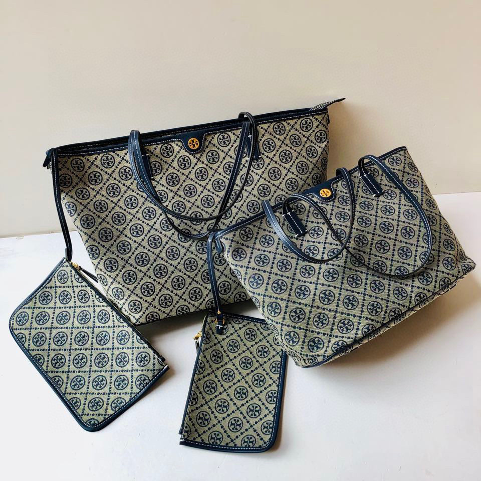 Women Handbag 152135 152299 152301 152302 T MONOGRAM ZIP TOTE Shoulder Bag