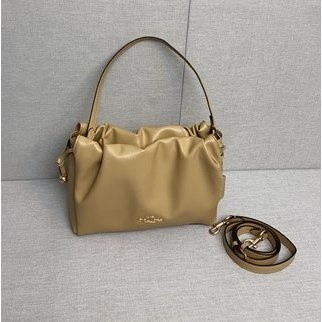 CT763 CV529 Faye Drawstring Shoulder Ruching Women Handbag Crossbody Sling Bag