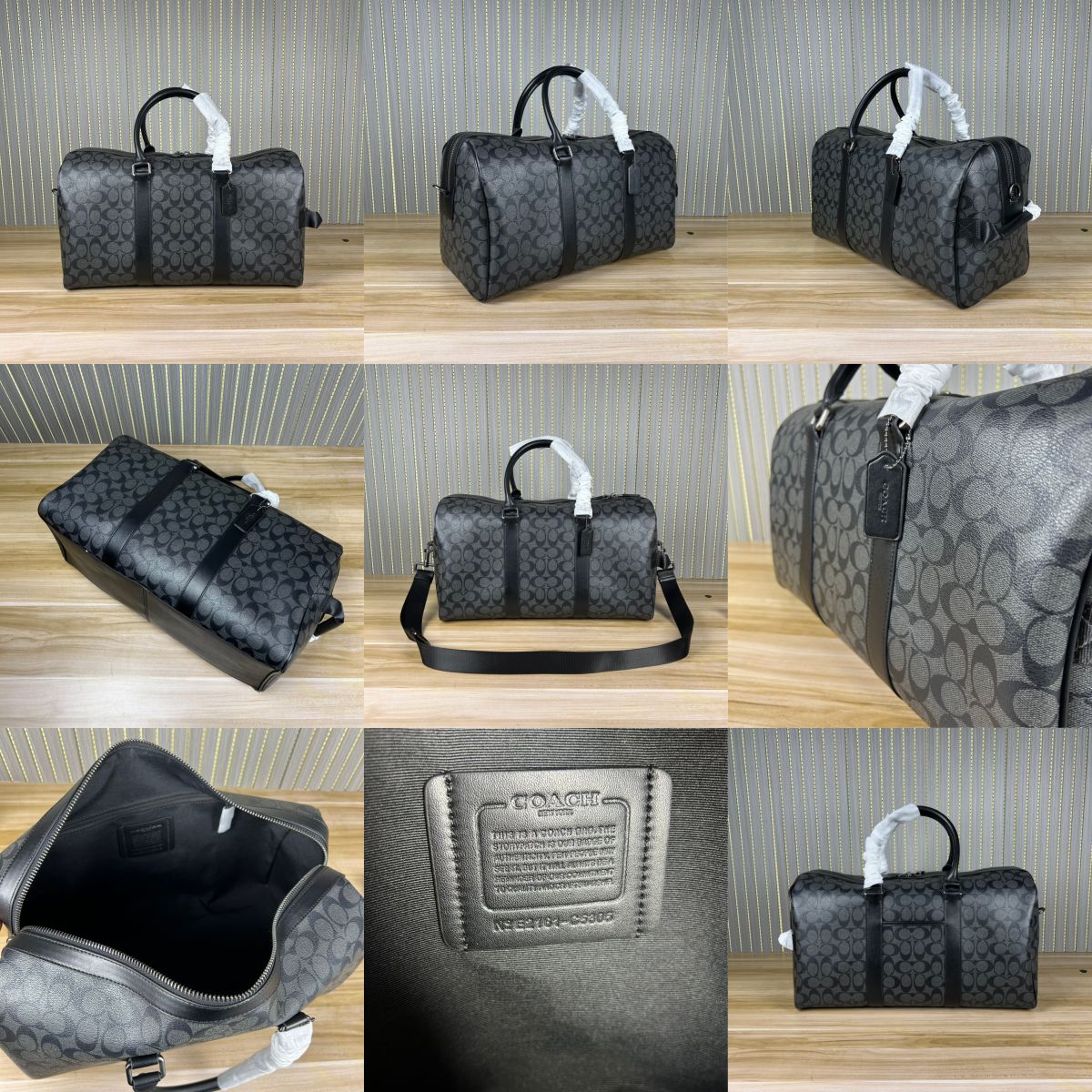 C5305  CE553  CV958 CY829 Compass 45 In Signature Canvas Patch Travel Bag