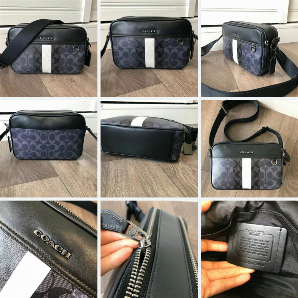 C4149 C4147 C4027 C4026 C4148 C9965 CE746 CE638 CF484 Graham Zip Crossbody Men Women Sling Camera Bag