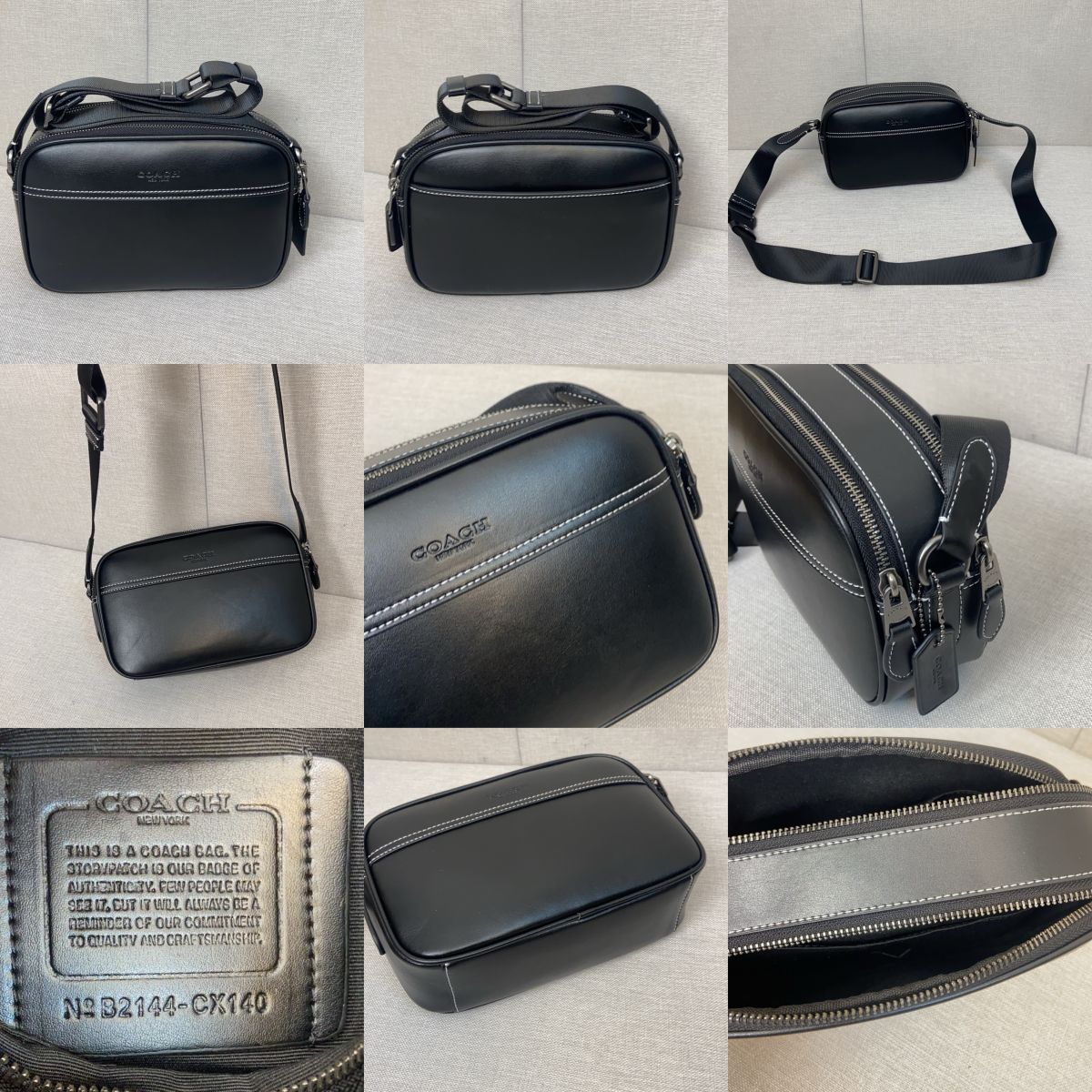 Men Hnadbag CCG30 C5810 CB136 CX140 CV921 CAJ64 CX138 CAX46 CY828 Graham Crossbody Men Women Sling Camera Bag