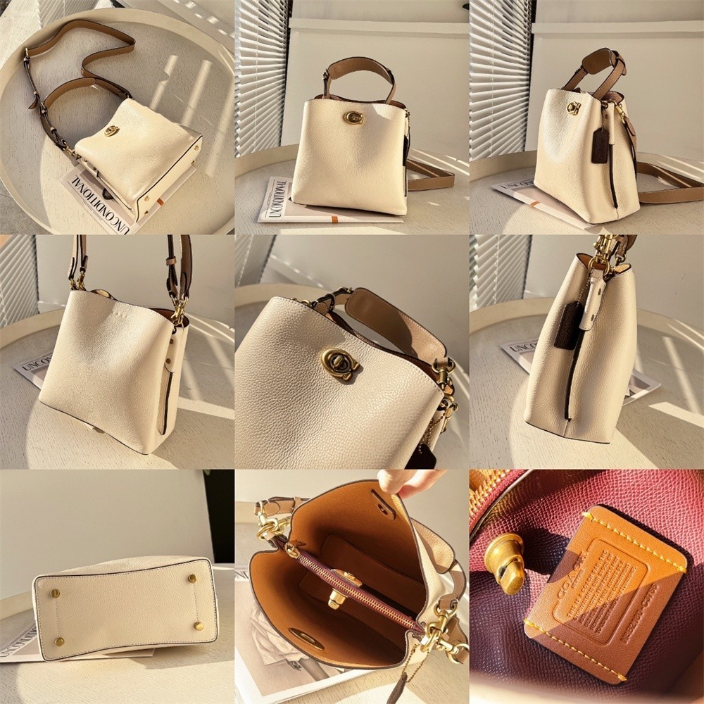C3890 C3766 C3916 C6868 C8389 CS241 Small Willow Bucket Women Shoulder Crossbody Sling Bag