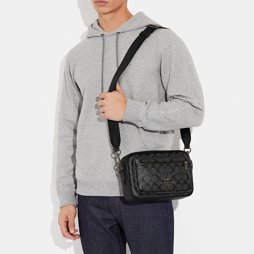 Coach CJ510 CJ509 Elias Crossbody Women Men Sling Messenger Camera Bag
