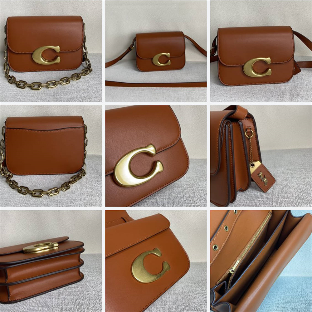 Coach CM551 CM557 CM863 Idol Shoulder Bag Women Crossbody Sling Chain Beg 551 557 863