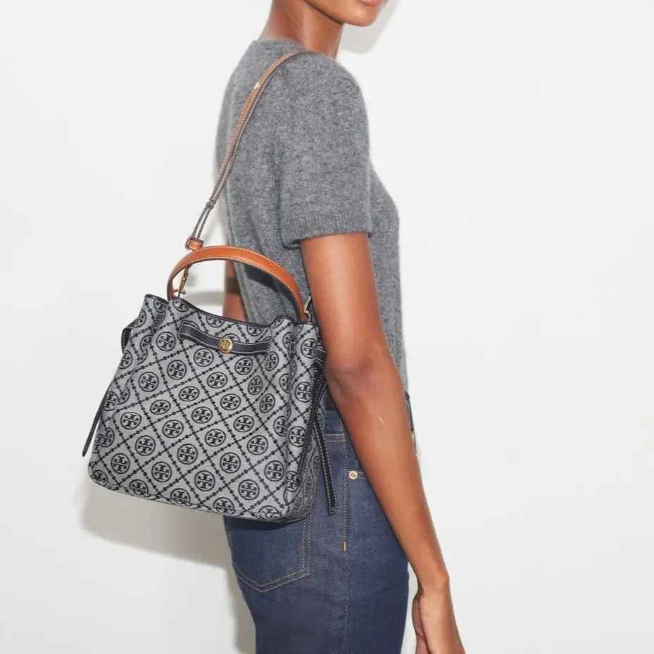 Women handbag 178016 ROMY T MONOGRAM BUCKET BAG