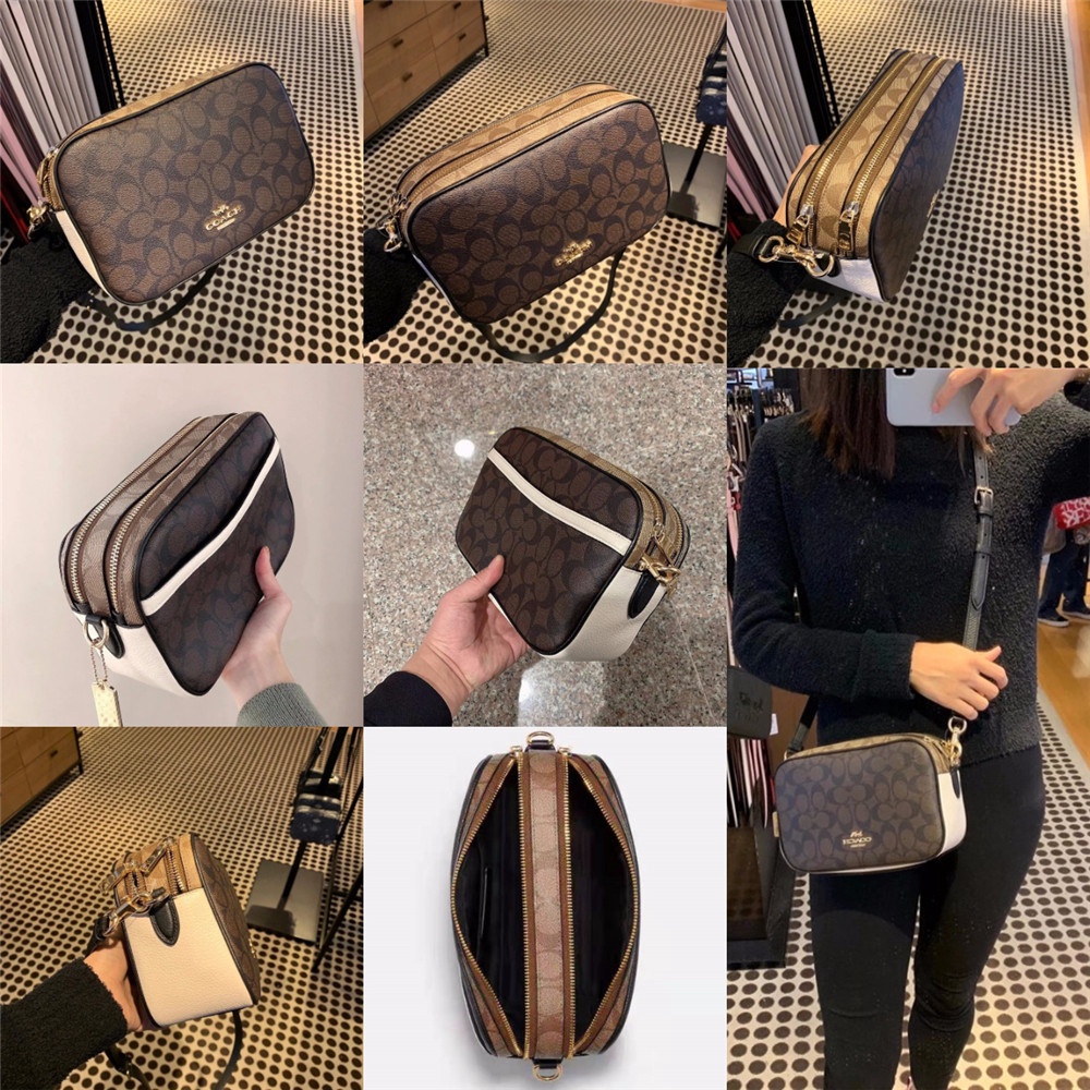 Coach 39856 68168 68167 91077 C1767 C3239 C2835 C7617 C2798 C2799 6519  C1308 JES Crossbody Women Men Sling Camera Bag